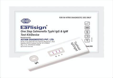 Typhoid Rapid Test Kit For Clinical Home Purpose Hospital