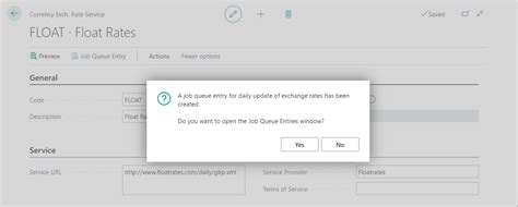 Dynamics Business Central Automate Currency Exchange Rate Updates