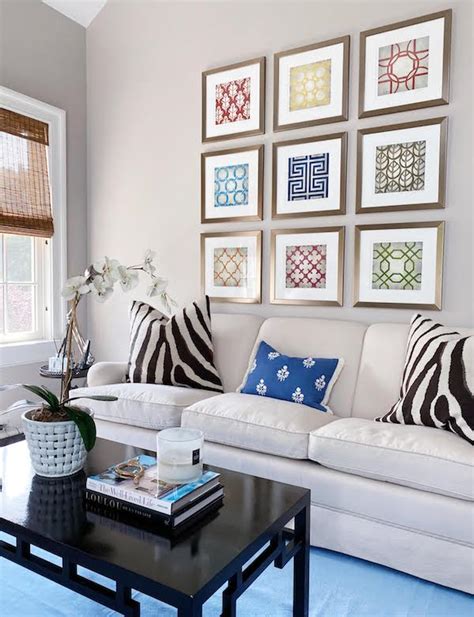 How to Perfectly Style the Blank Wall Behind Your Sofa - The Zhush