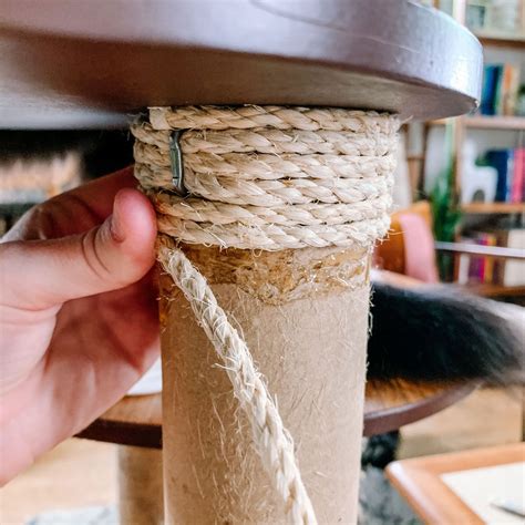 cat scratch pole diy 5
