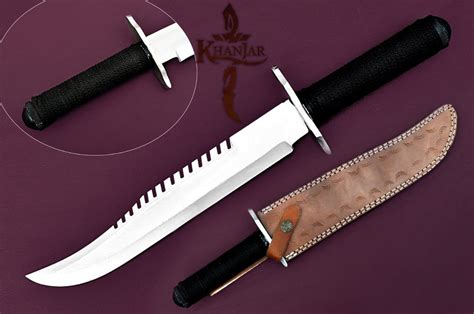 Rambo Style D2 Steel Hunting Knife Hand Forged Perfect For Etsy