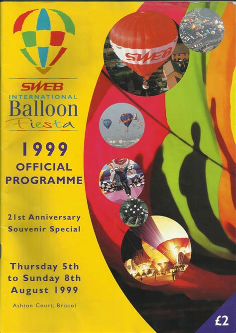 Bristol Balloon Fiesta 1999 Programme