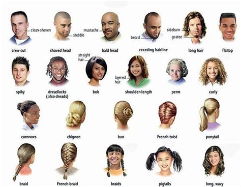 Hairstyles Vocabulary A Guide To English Hair Terms Eslbuzz