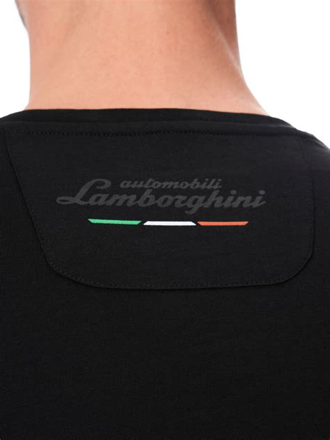 T Shirt Crew Neck Automobili Lamborghini Iconic Big Shield Acquista