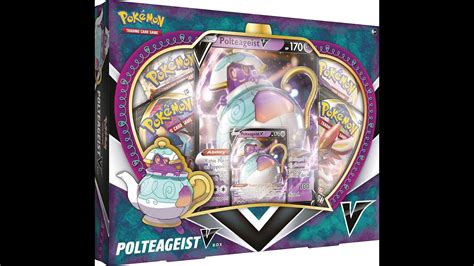 Opening The New Pokemon Polteageist V Box Youtube