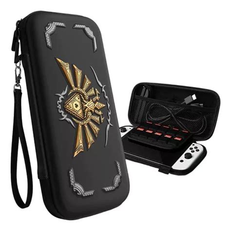 Estuche Nintendo Switch Zelda 4 Grips Switch Oled Y Normal Cuotas