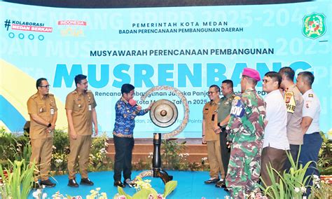 Buka Musrenbang Rpjpd Medan Pj Gubernur Sumut Sebut