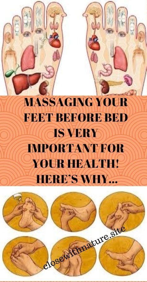 Massaging Your Feet Before Bed Is Very Important For Your Health Here