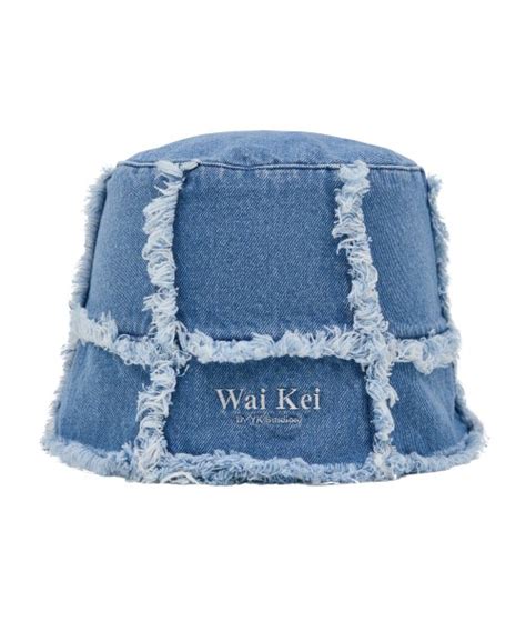 MUSINSA WAI KEI Vintage Denim Bucket Hat Light Blue