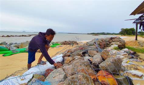 800 Guni Pasir Jadi Benteng Penahan Ombak Setiap Tahun Manisfm