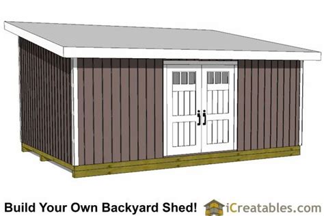 Easy Diy Lean To Shed Plans