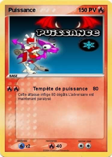 Pokémon Puissance 9 9 Tempête De Puissance Ma Carte Pokémon