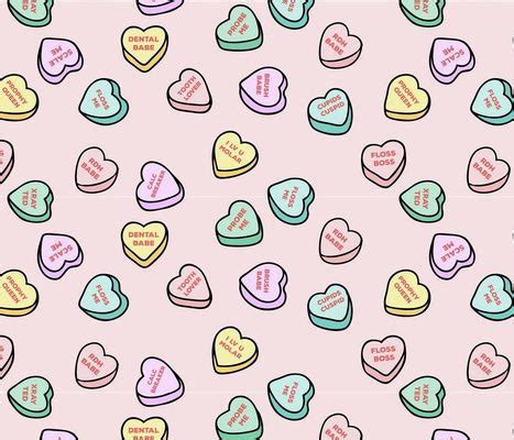 Conversation Hearts Background