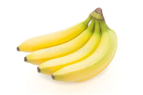 Bunch Of Ripe Banana Fruits Isolated Picture Image