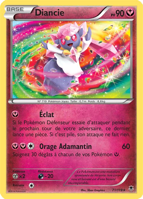 Diancie XY Vigueur Spectrale 71 Poképédia