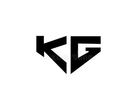 Criativo Do Logotipo De Letra Kg Ilustra O Do Vetor Ilustra O De