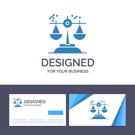 Creative Business Card and Logo template Choice Conclusion Court Judgment Law Vector ...