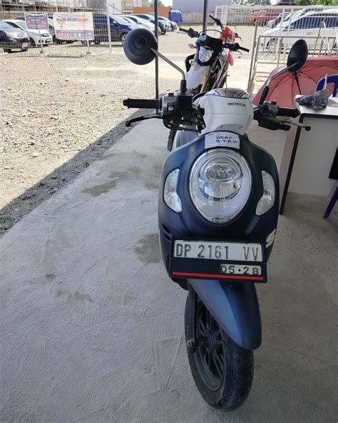 Lelang Motor HONDA SCOOPY 110 2023 BIRU MAKASSAR