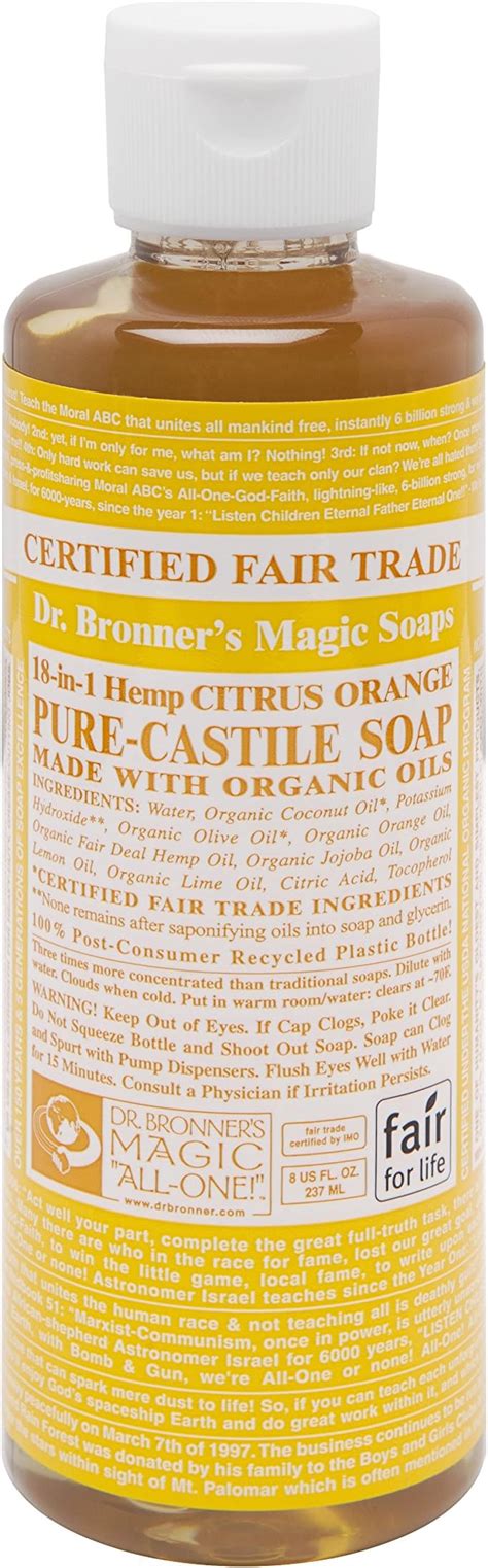 Dr Bronners Peppermint 32oz Castile Soap 2 Pack