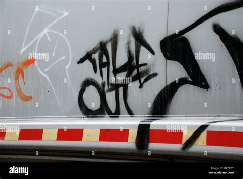 Graffiti On Railroad Car Hi Res Stock Photography And Images Alamy