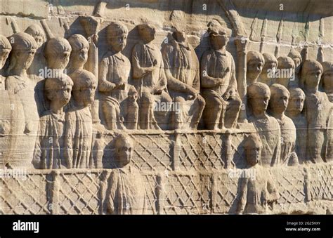 Detail Of The Bas Relief On The Base Of The Theodosius Obelisk The