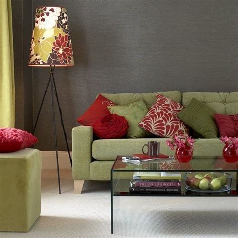 Gray And Red Living Room Interior Design Lovely Sage Green Couch And