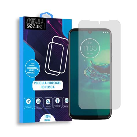 Pelicula Hydrogel HD Fosca Moto G8 Plus Anti Impacto Cobre Toda A