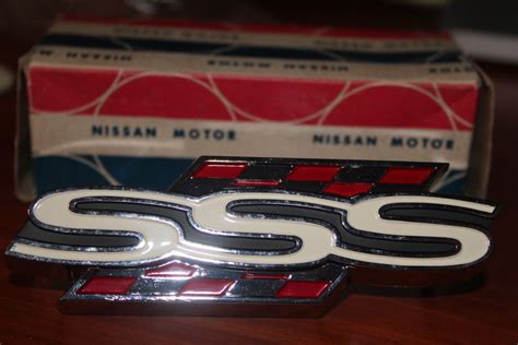 Rare Sss Emblem Datsun 510 Datsun 510 Nissan Motors Datsun