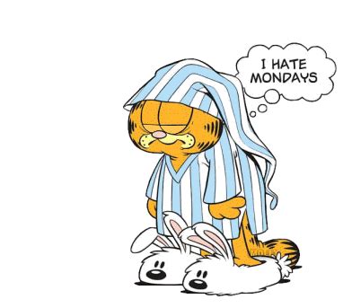 I Hate Mondays Garfield Monday Myniceprofile