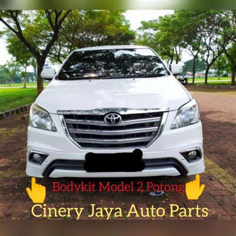 Jual Bodykit Body Kit Bemper Bumper Depan Innova Luxury