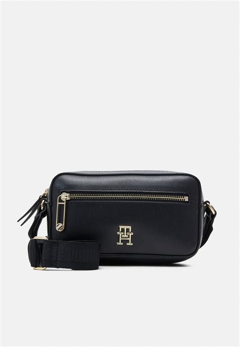 Tommy Hilfiger Iconic Tommy Camera Bag Umhängetasche Black Schwarz