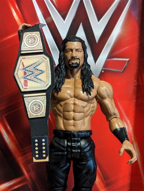 Custom WWE UNDISPUTED Championship Wrestling Title Belt LEATHER Roman Reigns - La Paz County ...