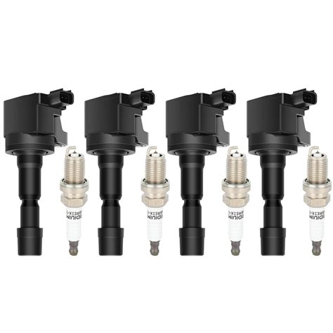 Amazon ECCPP UF626 4 Ignition Coils With 4 Iridium Spark Plugs For