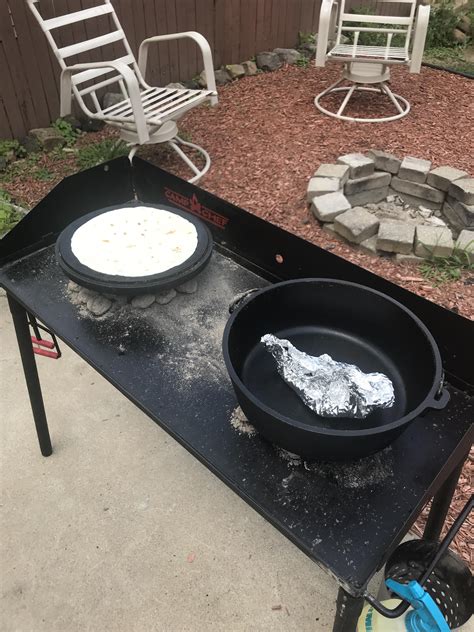 Dutch Oven Lids Are Perfect For Quesadillas Castiron