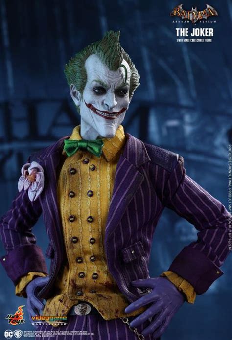 Hot Toys Batman Arkham Asylum Vgm27 The Joker 16th Scale Collectible Figure Figround