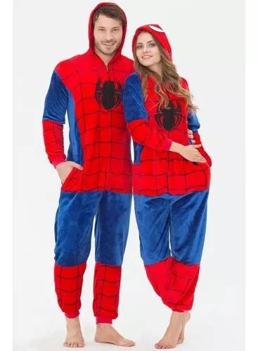 Pijama Spiderman Hombre Araña Kigurumi Polar Adulto Niño Cuotas sin