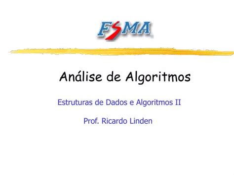 PPT Análise de Algoritmos PowerPoint Presentation free download ID