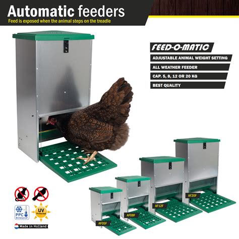 Feedomatic Geflügelfutterautomat 5kg verzinkt Hühner Futterautomat