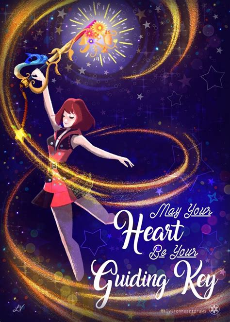 Kingdom Hearts May Your Heart Be Your Guiding Key Etsy