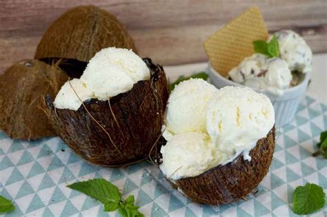 Helado Cremoso De Coco Totalmente Casero Y Sin Maquina Heladera La