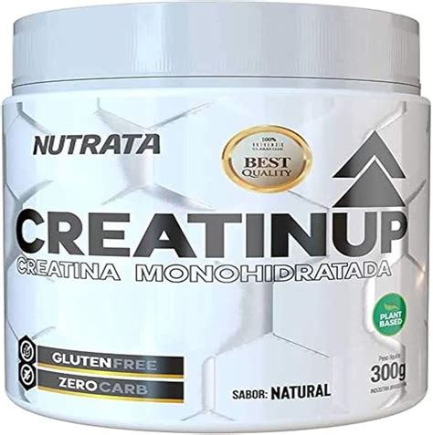 Creatina Up Monohidratada Vegano 300g Nutrata Nutrata Br