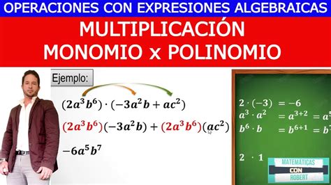 Multiplicaci N De Monomio Por Polinomio Youtube