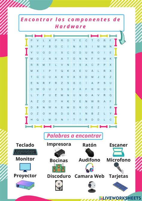 Ficha Online De Hardware Para Segundo Grado Primaria Puedes Hacer Los