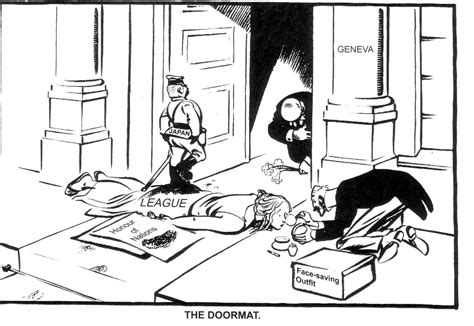 A cartoon by David Low, 1933. He regularly criticised both the actions ...