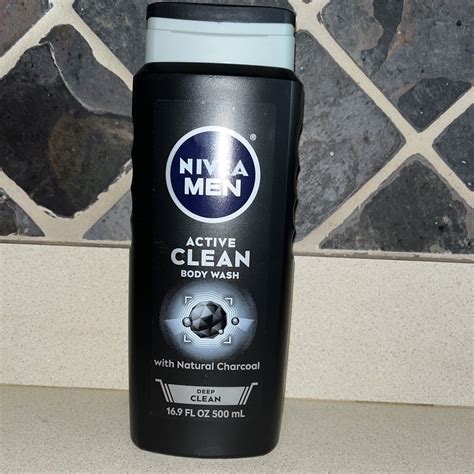 Nivea Men Deep Active Clean Charcoal Body Wash Fl Oz Bottle