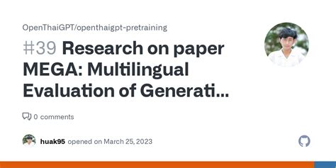 Research On Paper Mega Multilingual Evaluation Of Generative Ai