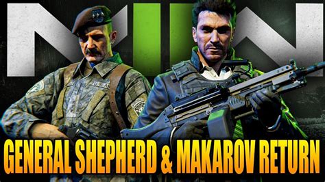 General Shepherd And Vladimir Makarov Return In Modern Warfare Youtube