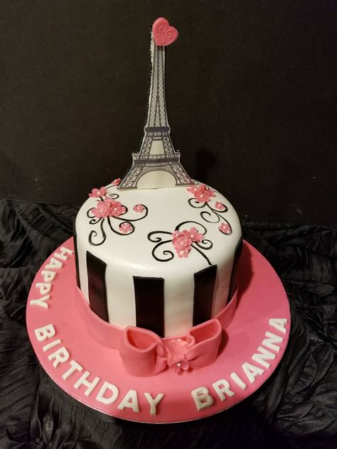 Paris Birthday Cake | Etsy