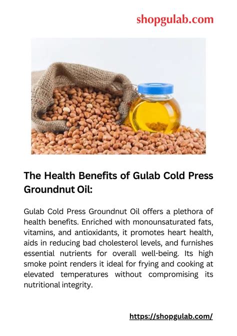 Ppt Your Complete Guide To Gulab Cold Press Groundnut Oil Price