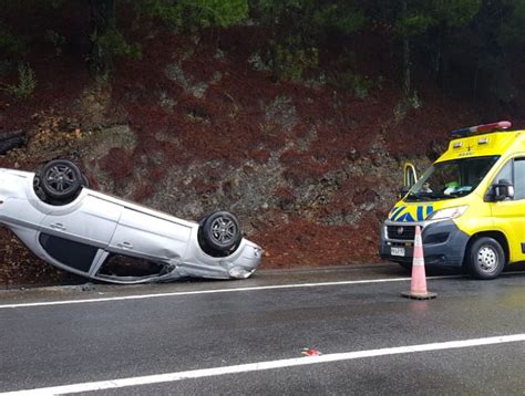 Un Lesionado Dej El Volcamiento De Un Auto En Coronel